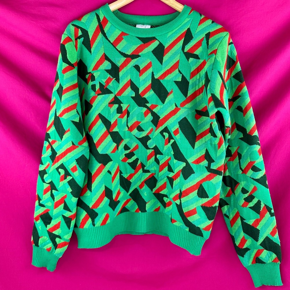 Heineken Beer Graphic Sweater XL Green‎ Red Holiday Ugly Christmas Unisex